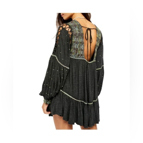 Free People Much Love Embroidered Tunic Top/Dress XS - Picture 2 of 6
